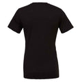 Black - Back - Bella + Canvas Unisex Jersey Crew Neck T-Shirt