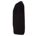 Black - Side - Bella + Canvas Unisex Jersey Crew Neck T-Shirt
