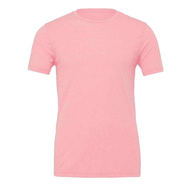 Pink - Front - Bella + Canvas Unisex Jersey Crew Neck T-Shirt