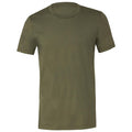 Military Green - Front - Bella + Canvas Unisex Jersey Crew Neck T-Shirt
