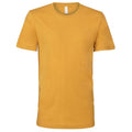 Mustard Yellow - Front - Bella + Canvas Unisex Jersey Crew Neck T-Shirt