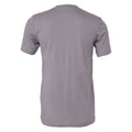 Storm Grey - Back - Bella + Canvas Unisex Jersey Crew Neck T-Shirt