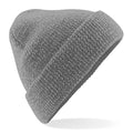 Graphite Grey - Front - Beechfield Unisex Reflective Beanie
