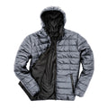 Frost Grey-Black - Front - Result Core Mens Soft Padded Jacket