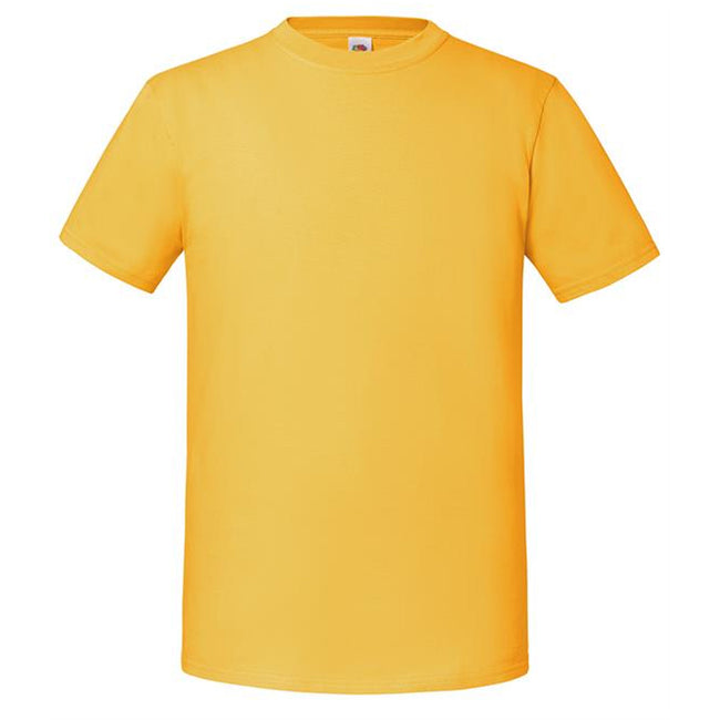 Sunflower - Front - Fruit Of The Loom Mens Iconic 195 Ringspun Premium Tshirt