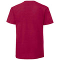 Cranberry - Back - Fruit Of The Loom Mens Iconic 195 Ringspun Premium Tshirt