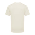 Natural - Back - Fruit Of The Loom Mens Iconic 195 Ringspun Premium Tshirt