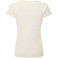 Natural - Back - Fruit Of The Loom Womens-Ladies Fit Ringspun Premium Tshirt