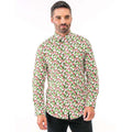 Holly White - Back - Christmas Shop Mens Printed Christmas Shirt