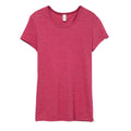 Vintage Pink - Front - Alternative Apparel Womens-Ladies Vintage 50-50 T-shirt