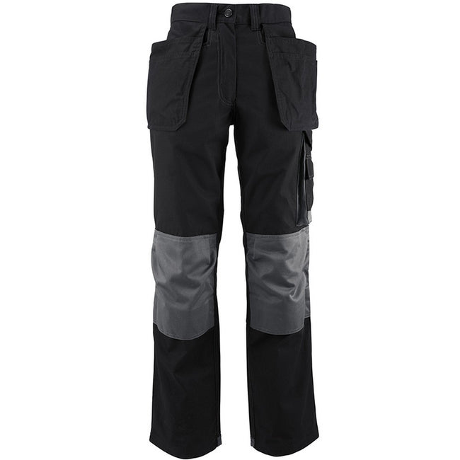 Black-Grey - Back - Alexandra Womens-Ladies Tungsten Holster Work Trousers