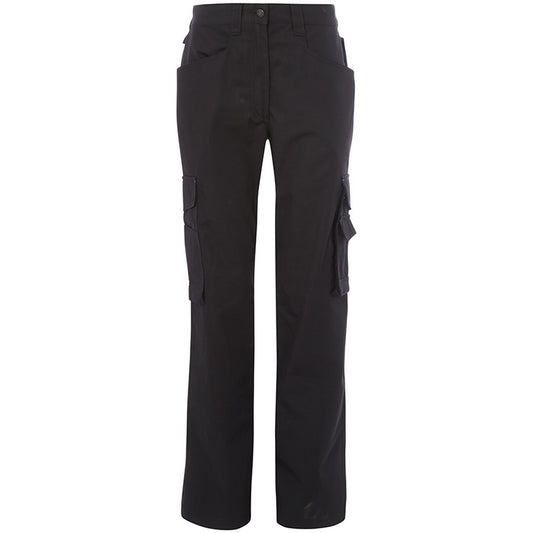 Black - Front - Alexandra Womens-Ladies Tungsten Service Trousers