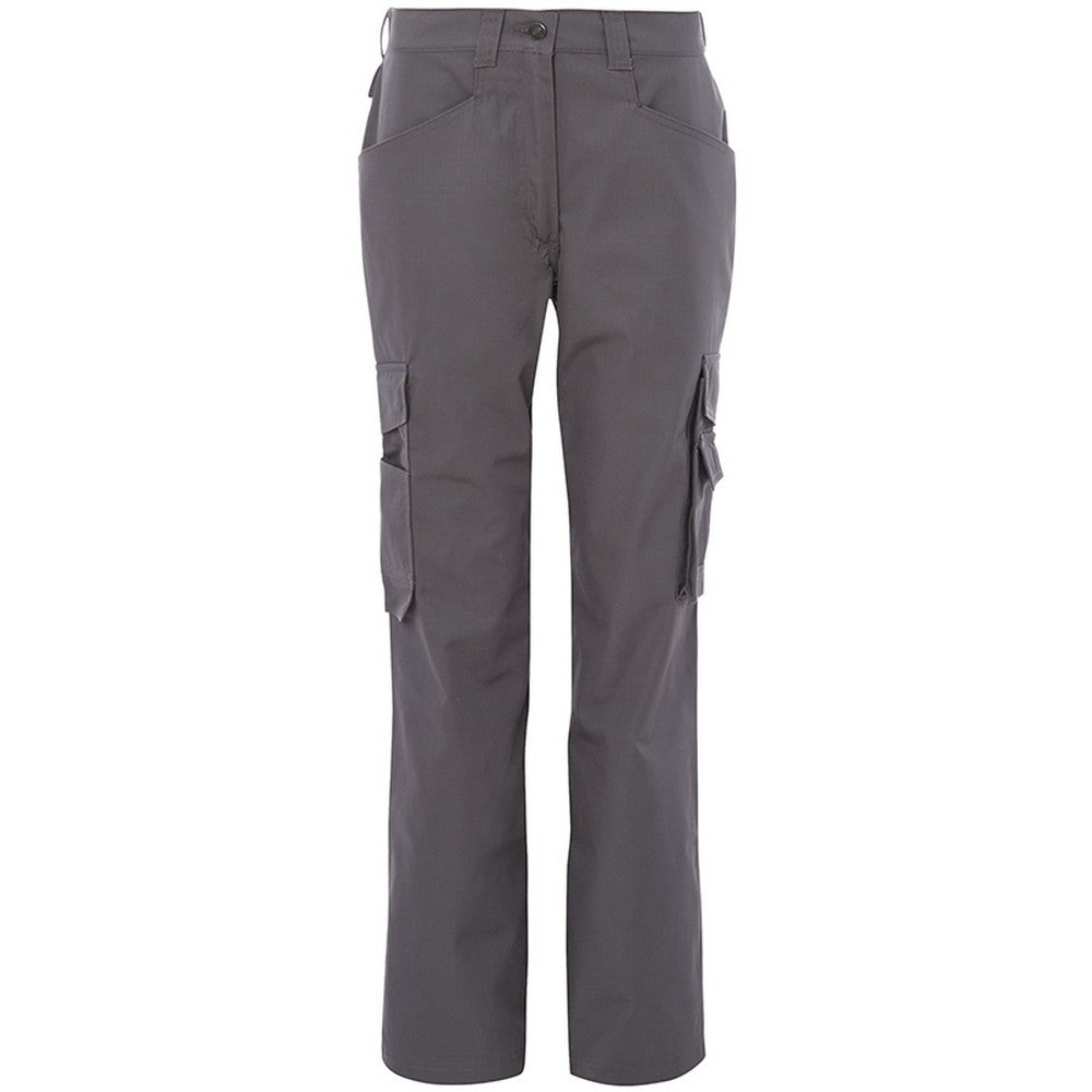Grey - Front - Alexandra Womens-Ladies Tungsten Service Trousers