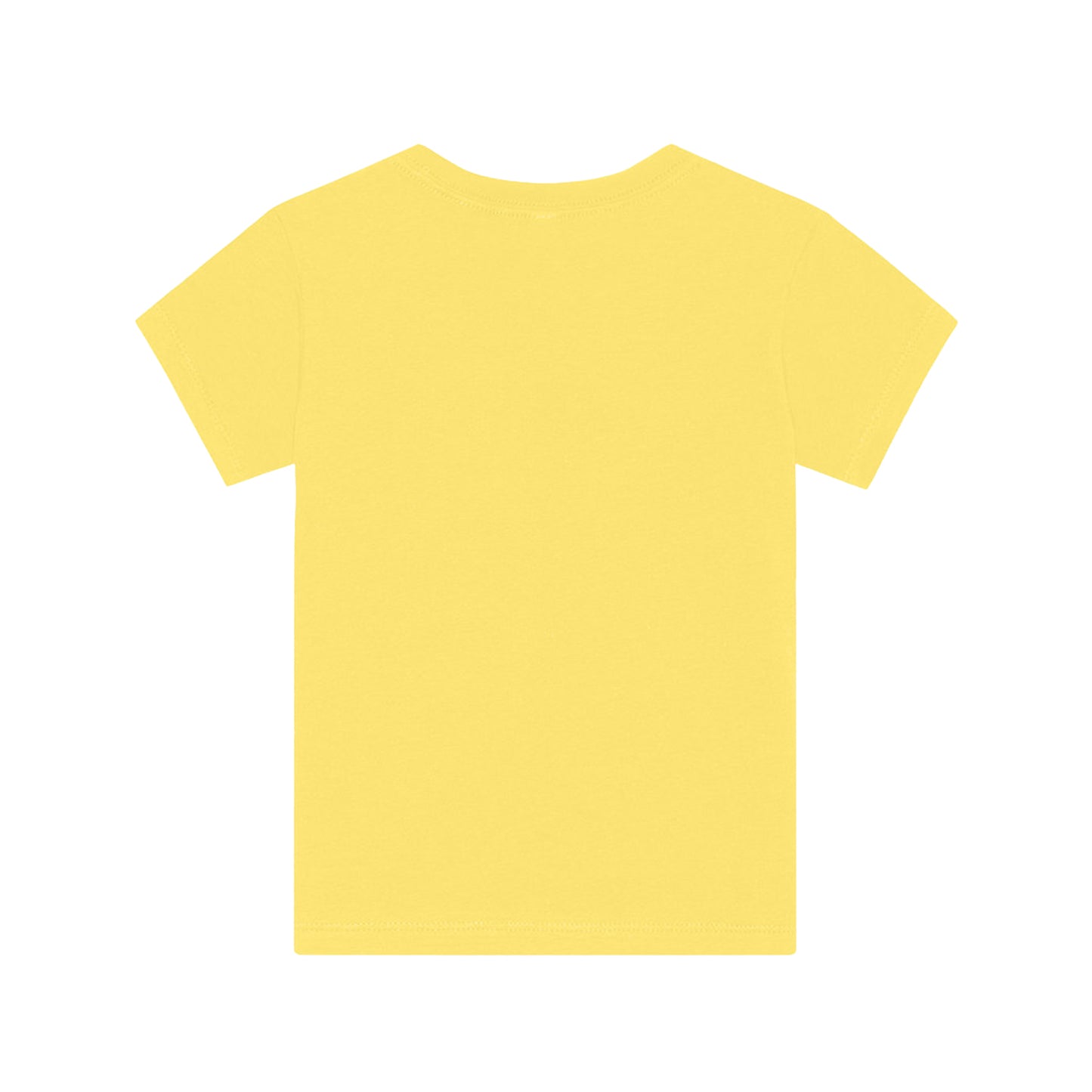 Yellow - Back - Bella + Canvas Toddler Jersey Short Sleeve T-Shirt