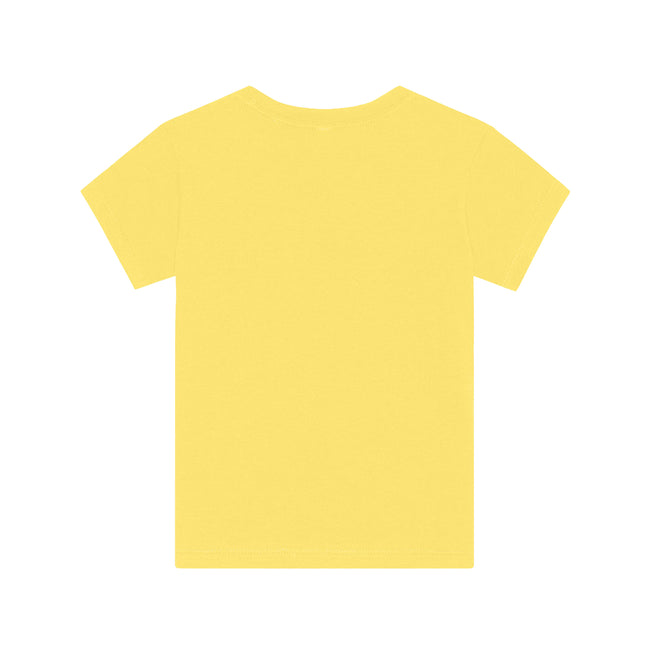 Yellow - Back - Bella + Canvas Toddler Jersey Short Sleeve T-Shirt