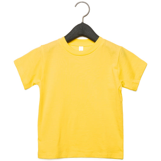 Yellow - Front - Bella + Canvas Toddler Jersey Short Sleeve T-Shirt