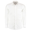 White - Front - Kustom Kit Mens Long Sleeve Poplin Shirt