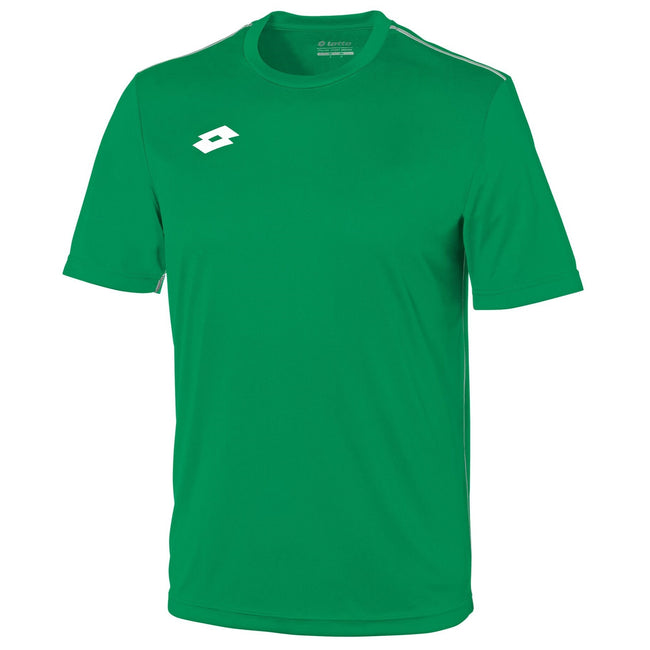 Grass-White - Front - Lotto Mens Delta Jersey Short Sleeve T-Shirt