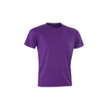 Purple - Front - Spiro Adults Unisex Impact Aircool Tee