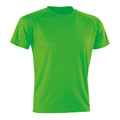 Flo Green - Front - Spiro Adults Unisex Impact Aircool Tee