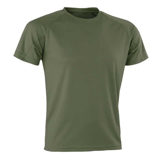 Combat - Front - Spiro Adults Unisex Impact Aircool Tee