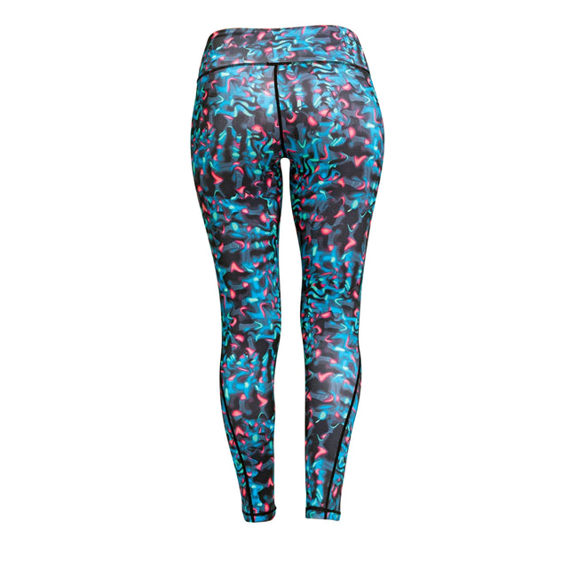 Neon Marine - Back - TriDri Womens-Ladies Performance Neon Marine Full-Length Leggings
