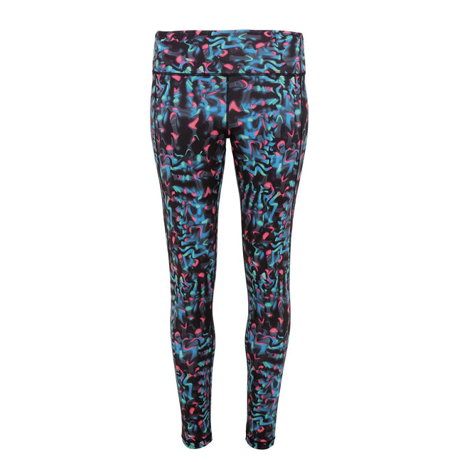 Neon Marine - Front - TriDri Womens-Ladies Performance Neon Marine Full-Length Leggings