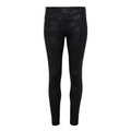 Black Camo - Front - TriDri Womens-Ladies Performance Camo Full-Length Leggings