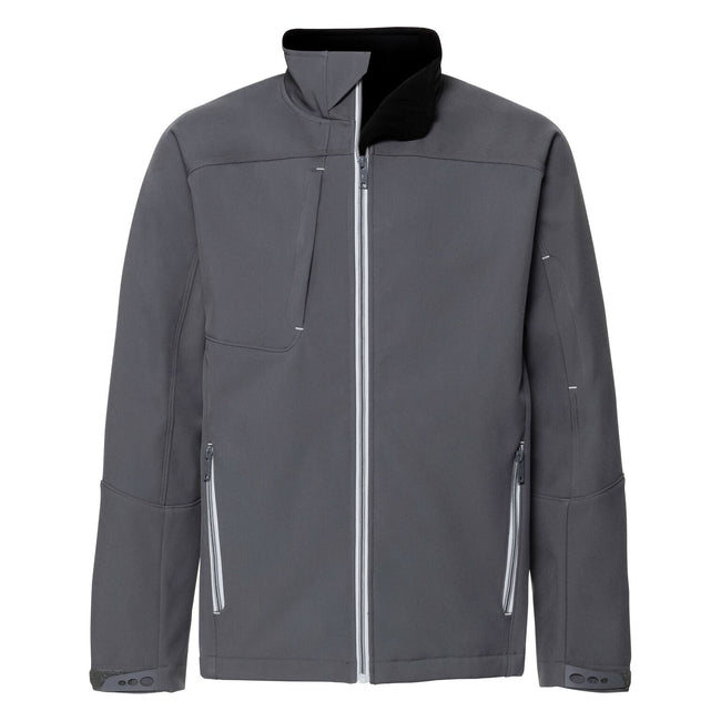 Iron Grey - Front - Russell Mens Bionic Softshell Jacket
