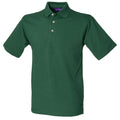 Bottle - Front - Henbury Mens Classic Plain Polo Shirt With Stand Up Collar