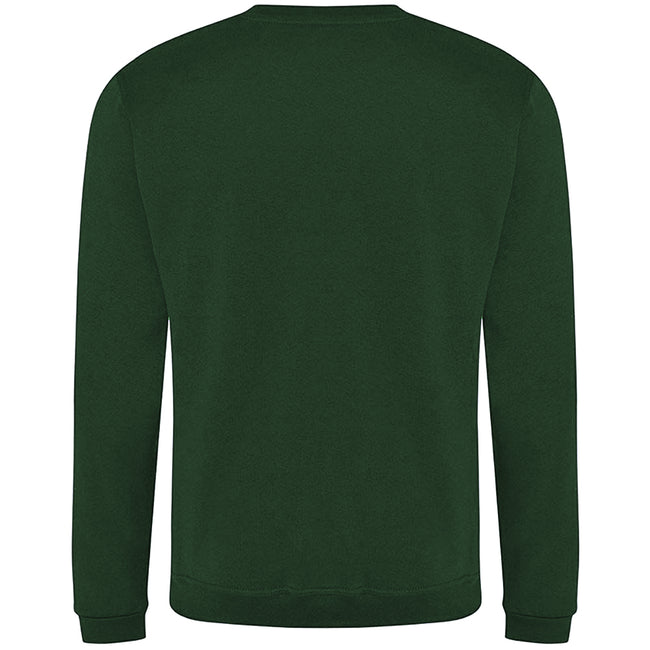 Bottle Green - Back - Pro RTX Mens Pro Sweatshirt