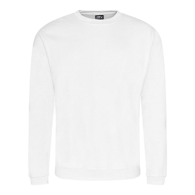 White - Front - Pro RTX Mens Pro Sweatshirt