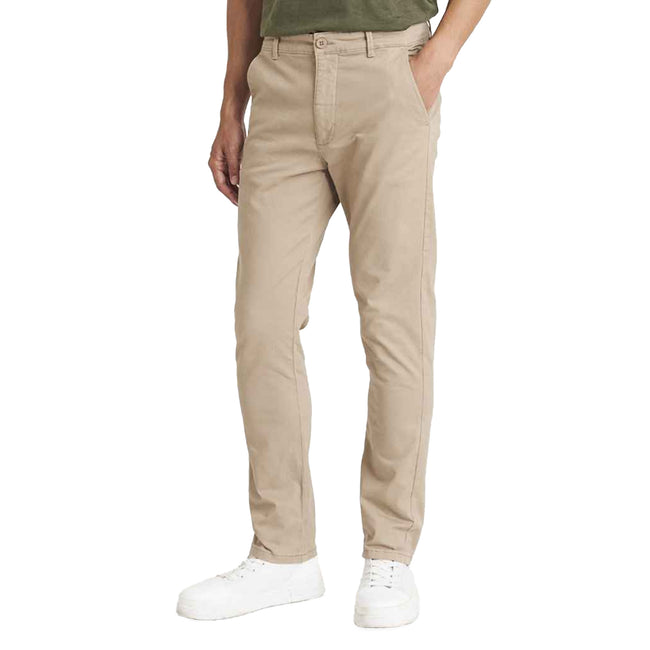 Stone - Side - AWDis So Denim Mens Adam Slim Chinos