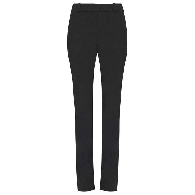 Black - Back - AWDis So Denim Womens-Ladies Lily Slim Chinos
