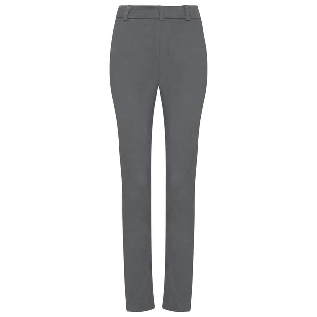 Slate - Back - AWDis So Denim Womens-Ladies Lily Slim Chinos