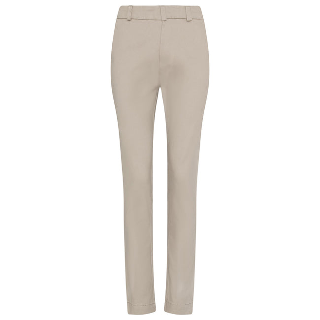 Stone - Back - AWDis So Denim Womens-Ladies Lily Slim Chinos