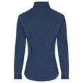 Dark Blue - Back - AWDis So Denim Womens-Ladies Lucy Denim Shirt