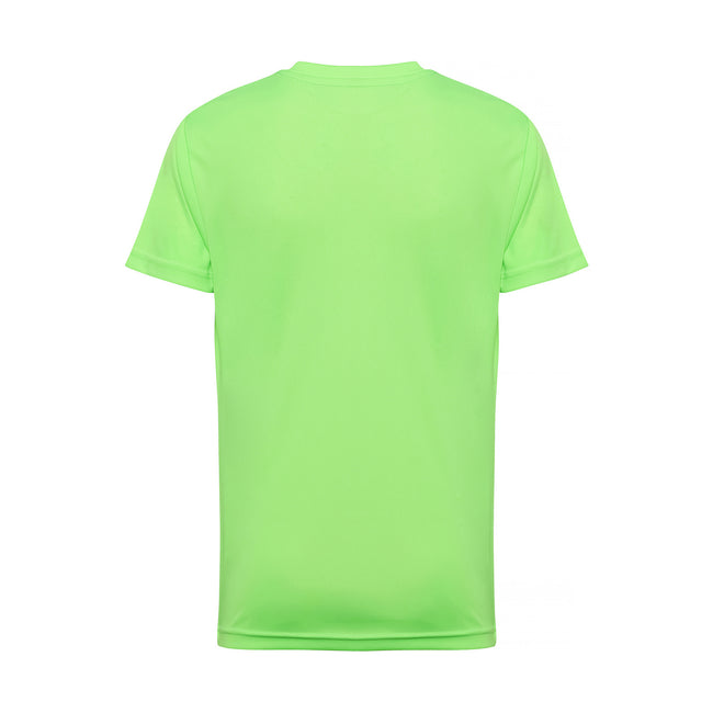 Lightning Green - Back - TriDri Unisex Childrens-Kids Performance T-Shirt