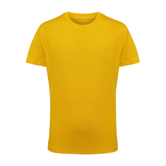 Sun Yellow - Front - TriDri Unisex Childrens-Kids Performance T-Shirt