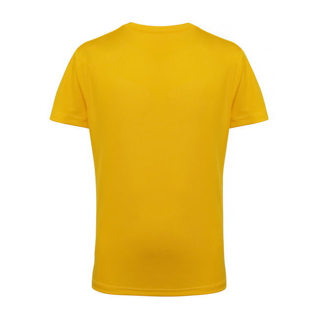 Sun Yellow - Back - TriDri Unisex Childrens-Kids Performance T-Shirt