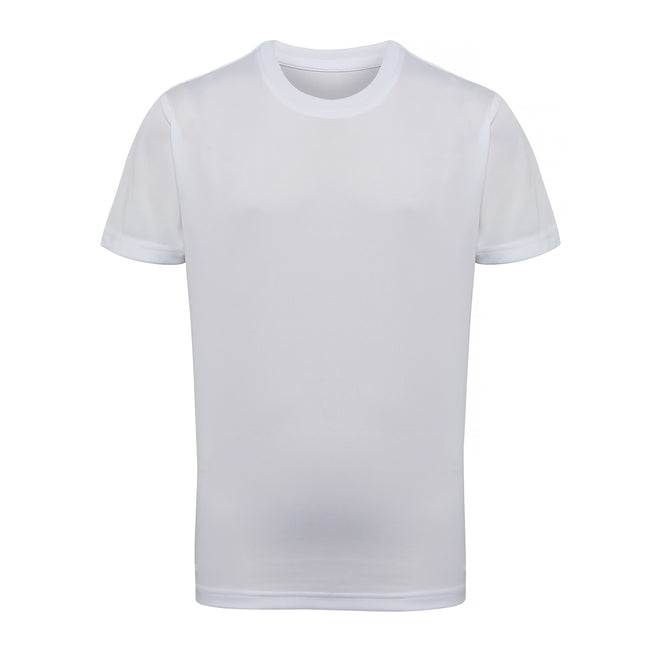 White - Front - TriDri Unisex Childrens-Kids Performance T-Shirt
