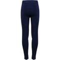 Navy - Back - TriDri Childrens-Kids Training Leggings