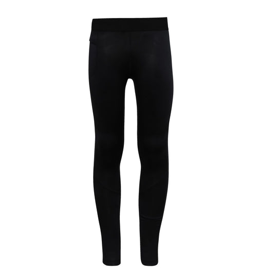 Black Camo - Front - TriDri Childrens-Kids Training Leggings