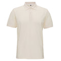Vintage White - Front - Asquith & Fox Mens Coastal Vintage Wash Polo