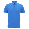 Palace Blue - Front - Asquith & Fox Mens Coastal Vintage Wash Polo