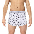 White-Navy - Back - Asquith & Fox Mens Printed Fox Shorty
