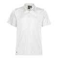 White - Front - Stormtech Mens Eclipse H2X Dri Piqu Polo