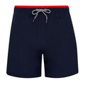 Navy-Red - Front - Asquith & Fox Mens Swim Shorts