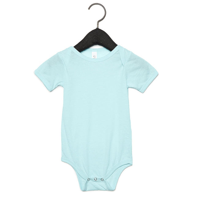 Ice Blue Triblend - Front - Bella + Canvas Unisex Baby Triblend Short Sleeve Onesie