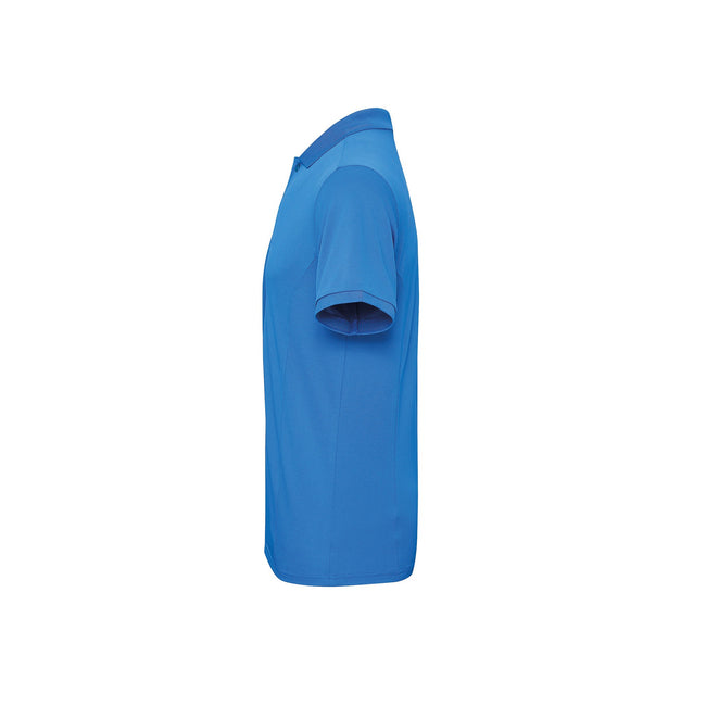 Sapphire - Side - Premier Mens Coolchecker Plus Pique Polo With CoolPlus